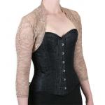 (disco)-Josephine Lace Shrug - Beige