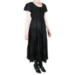 Persephone Cap Sleeve Dress - Black