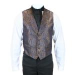 (disco)-Lombard Silk Vest - Blue