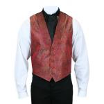 (disco)-Lombard Silk Vest - Red