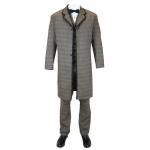 (disco)-Marlowe Frock Coat - Brown