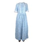 (disco)-Amelia Dress - Blue Daisy