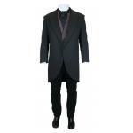 (disco)-Traditional Cutaway Coat - Charcoal