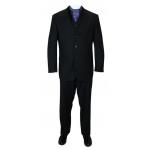 (disco)-Benson 3 Piece Suit - Black