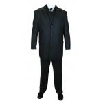 (disco)-Hancock 3 piece suit - Black