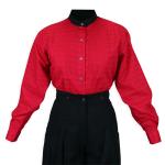 (disco)-Miranda Blouse - Red Print