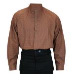 (disco)-Sanders Shirt - Brown Print