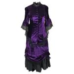 (disco)-Rosalind Velvet Suit - Amethyst