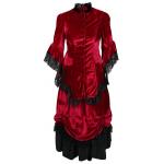 (disco)-Rosalind Velvet Suit - Ruby