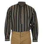 (disco)-Pipestone Shirt - Tan Stripe
