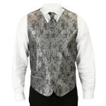 (disco)-Lyndon Vest and 2 Ties Set - Charcoal