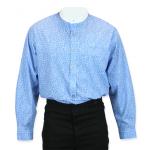 (disco)-Elkins Shirt - Blue Leaf