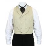 (disco)-Calvin Vest - Tan Tattersall