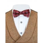 (disco)-Bow Tie - Red Medallion