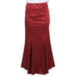 (disco)-Liliana Fishtail Skirt - Red