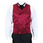 (disco)-Baker City Silk Vest - Burgundy