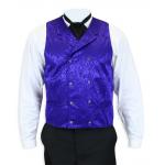 (disco)-Baker City Silk Vest - Purple