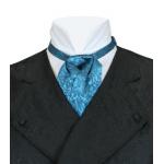 (disco)-Silk Puff Tie - Aqua