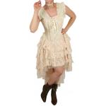  Victorian,Old West,Steampunk, Ladies Dresses and Suits Ivory Synthetic,Lace Solid,Lacy Dresses |Antique, Vintage, Old Fashioned, Wedding, Theatrical, Reenacting Costume | Frankenstein,Phantom and Christine,Pirate
