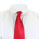 (disco)-Scarborough Four-In-Hand Tie - Red
