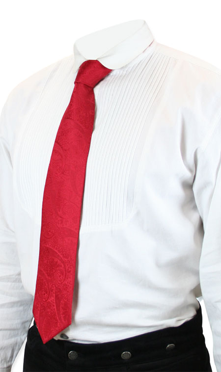 Montgomery Four-In-Hand Tie - Red
