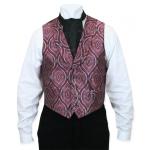 (disco)-Kingsley Vest - Claret