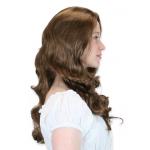  Victorian,Edwardian Ladies Accessories Brown Synthetic Hair Wigs |Antique, Vintage, Old Fashioned, Wedding, Theatrical, Reenacting Costume |