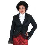 (disco)-Valentina Jacquard Jacket - Black