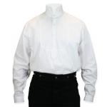  Victorian,Regency,Old West,Edwardian Mens Shirts White Cotton Solid Dress Shirts,Tuxedo Shirts |Antique, Vintage, Old Fashioned, Wedding, Theatrical, Reenacting Costume | Jack the Ripper,Phantom and Christine