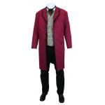 (disco)-Waltham Frock Coat - Burgundy