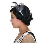 (disco)-Feather Headband - Silver