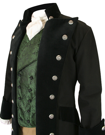 Versailles Coat - Black Denim
