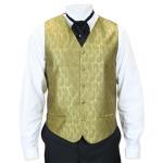 (disco)-Exeter Vest and Tie Set - Gold
