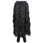 (disco)-Bernadette Ruched Skirt - Brown