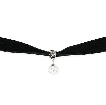 Gemstone Choker - Clear