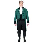 (disco)-Old Sovereign Regency Tailcoat - Spruce Green