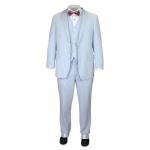 (disco)-Ashland Seersucker Suit - Blue