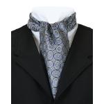 (disco)-Silk Ascot - Ovals - Silver