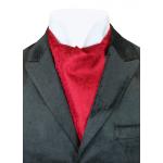 (disco)-Lavish Silk Ascot - Red