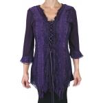 (disco)-Camilla Blouse - Dark Purple