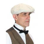 (disco)-Linen Applejack Cap - Oatmeal