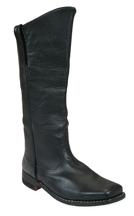Soldier all the best winner Mens Cavalry Long Boot - Black Leather