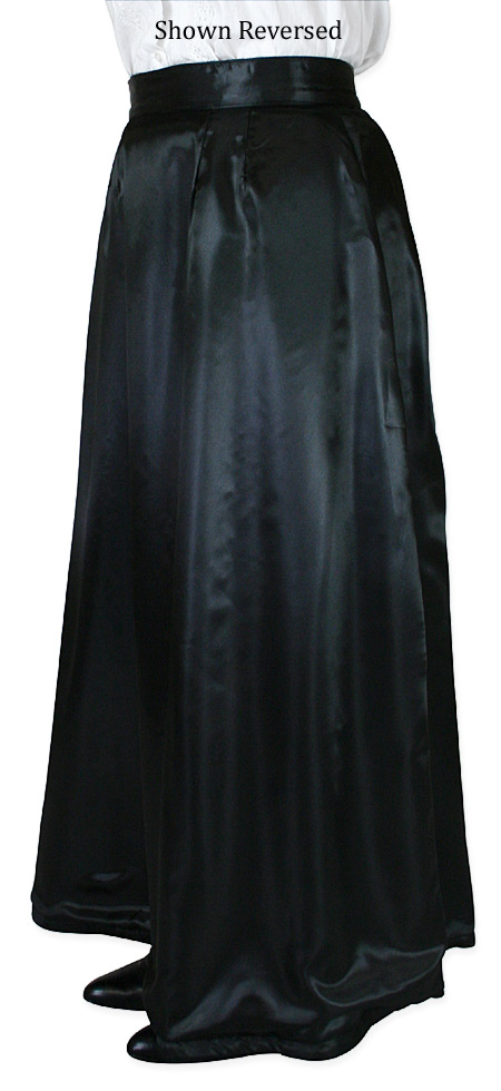 Black Wool Skirt