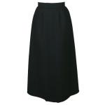 Constance Reversible Wool Skirt - Black