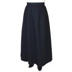 Constance Reversible Wool Skirt - Navy