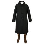 (disco)-Water Repellant Canvas Duster - Black