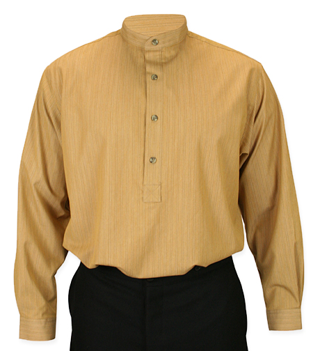 Beaumont Shirt - Honey Stripe