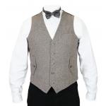 (disco)-Pearson Vest - Gray Tweed