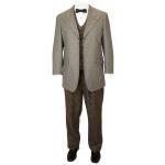 (disco)-Elliott Suit - Brown Plaid