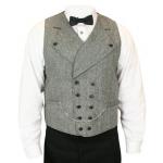 (disco)-Schaeffer Tweed Vest - Black